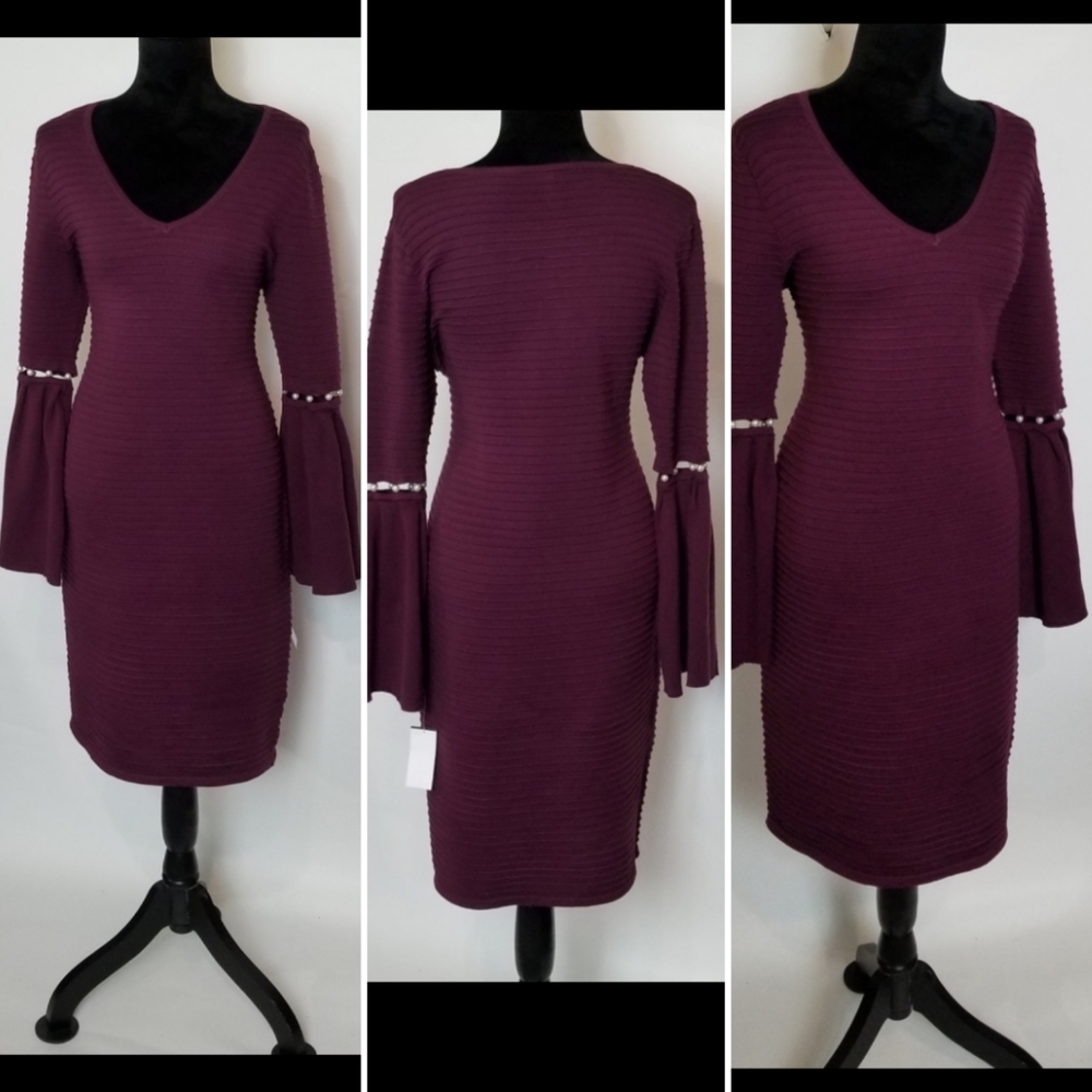 2 for $20 Harlow & Rose Bell Sleeve Dress - Picture 5 of 8